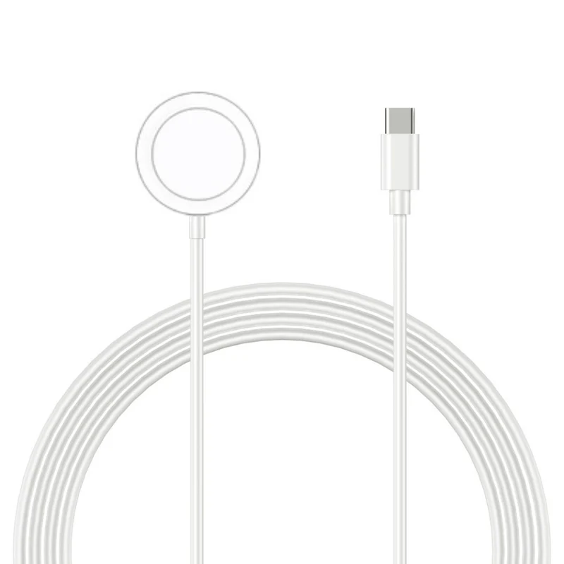 1m Plastik Und Silikon Apple Smartwatch Drahtlos Type-C Ladekabel
