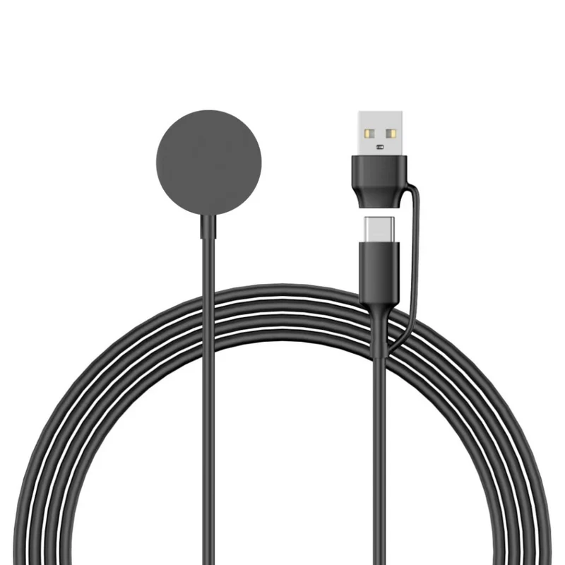 1m Plastik Und Silikon Apple Smartwatch Drahtlos USB Type-C Ladekabel