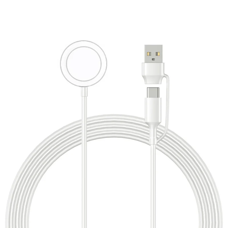 1m Plastik Und Silikon Apple Smartwatch Drahtlos USB Type-C Ladekabel