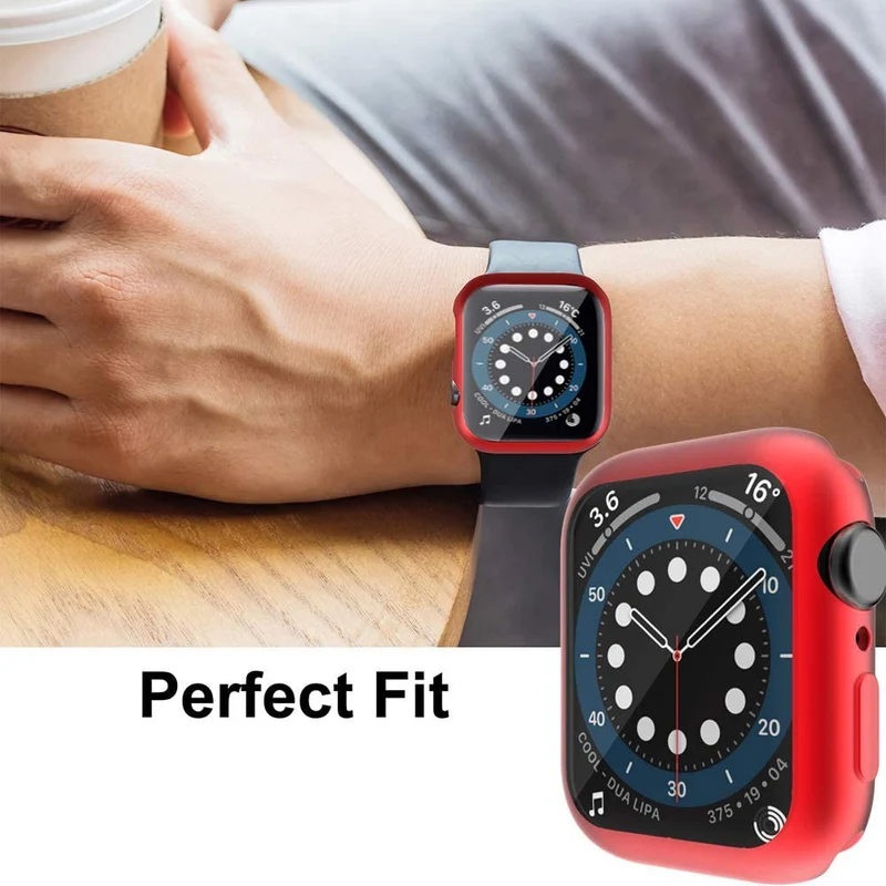 Apple Watch Series 1-3 42mm Hülle mit Displayschutz in Silikon