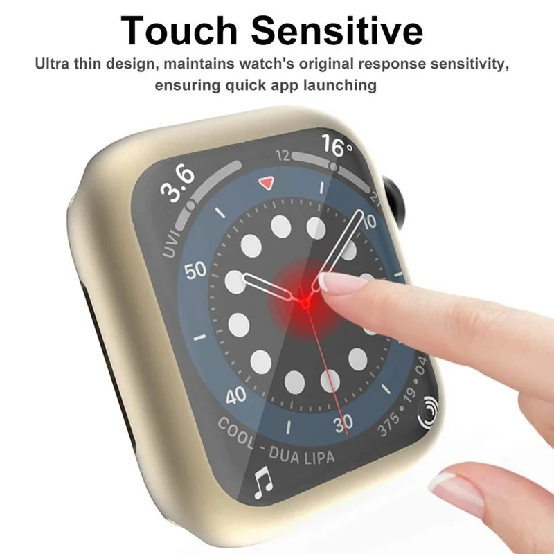 Apple Watch Series 1-3 42mm Hülle mit Displayschutz in Silikon