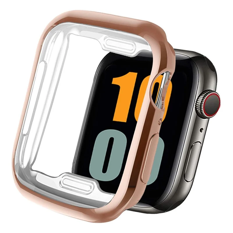 Apple Watch Series 1-3 38mm Hülle mit Displayschutz in Silikon