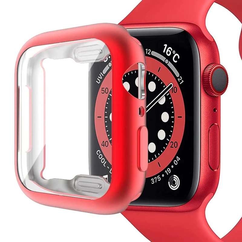 Apple Smartwatch Universell Hülle mit Displayschutz in Silikon