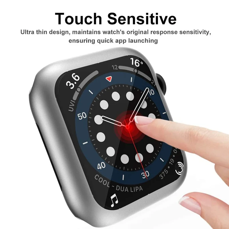 Apple Smartwatch Universell Hülle mit Displayschutz in Silikon