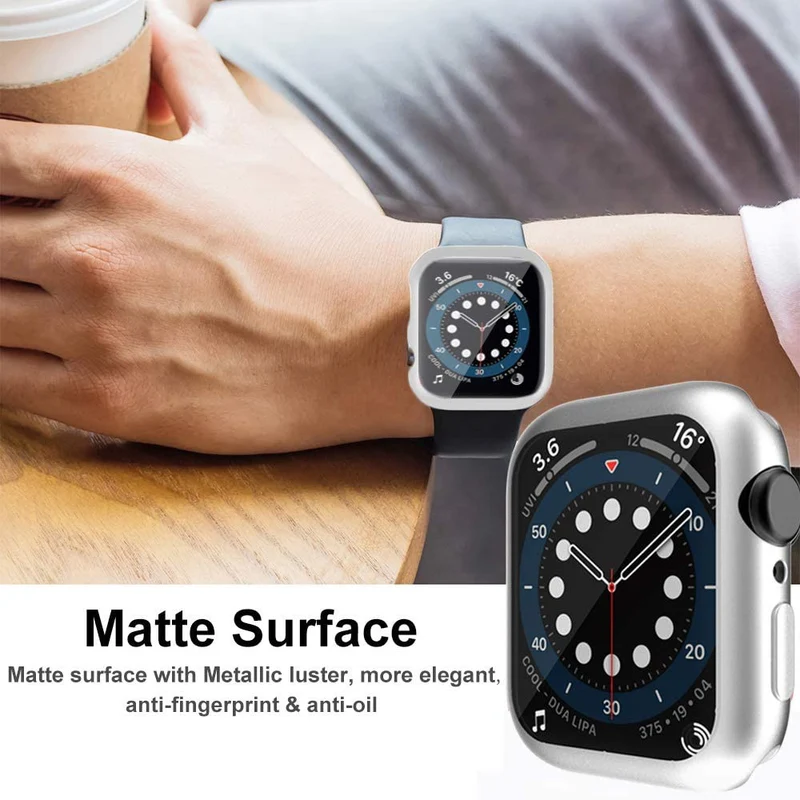 Apple Smartwatch Universell Hülle mit Displayschutz in Silikon