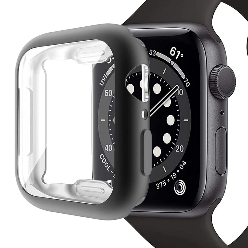 Apple Smartwatch Universell Hülle mit Displayschutz in Silikon