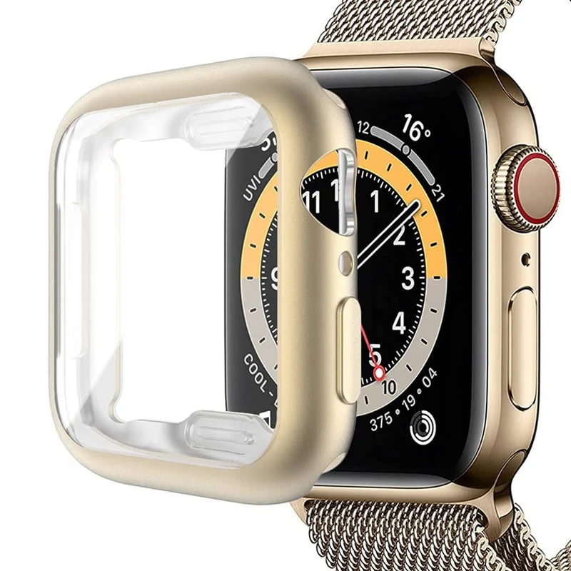 Apple Smartwatch Universell Hülle mit Displayschutz in Silikon