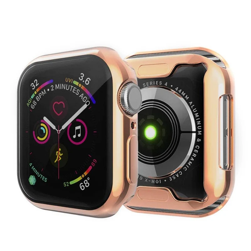 Apple Smartwatch Universell Hülle mit Displayschutz in Silikon