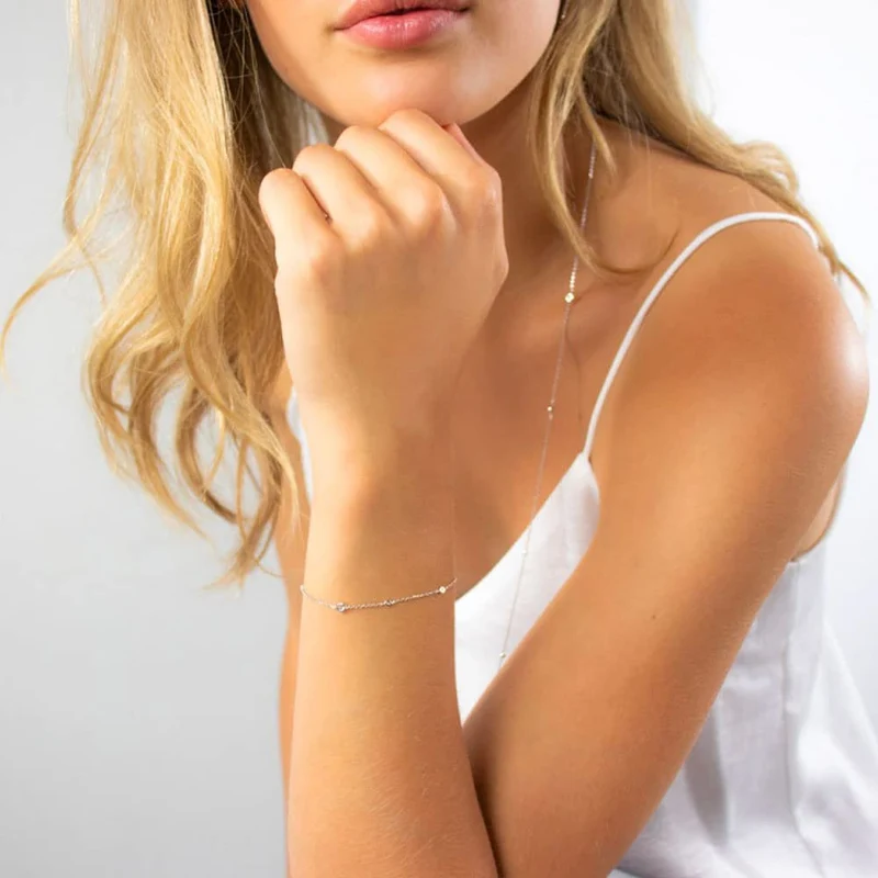 Xenox Damen 925 Sterling Silber Armband XS3831