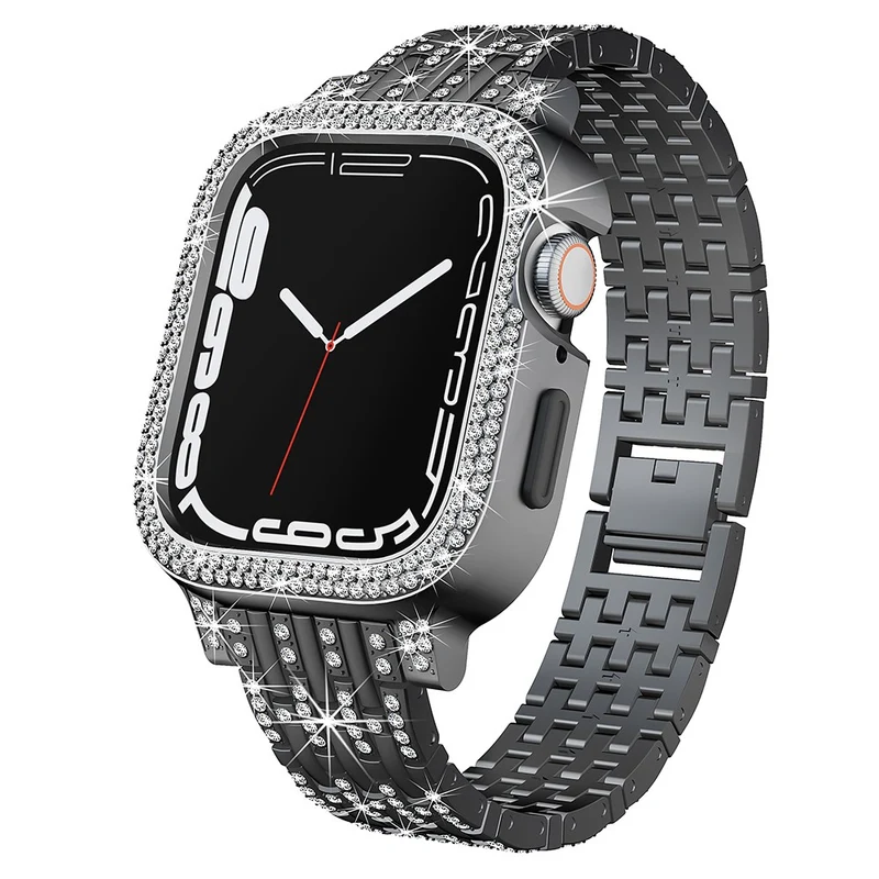 Apple Smartwatch Metall Und Strass Universell Armband