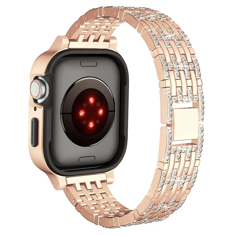 Apple Smartwatch Metall Und Strass Universell Armband