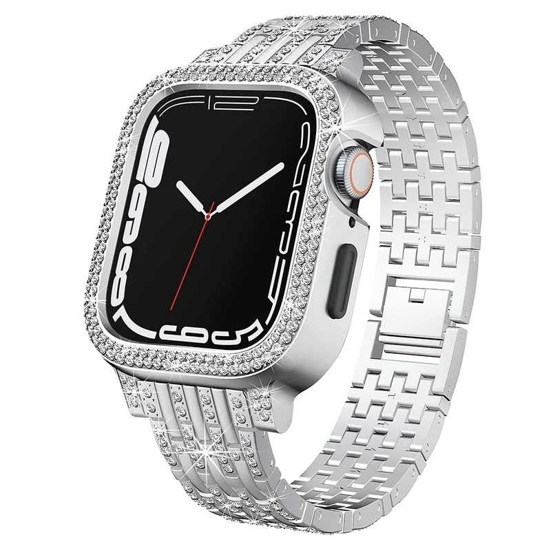 Apple Smartwatch Metall Und Strass Universell Armband