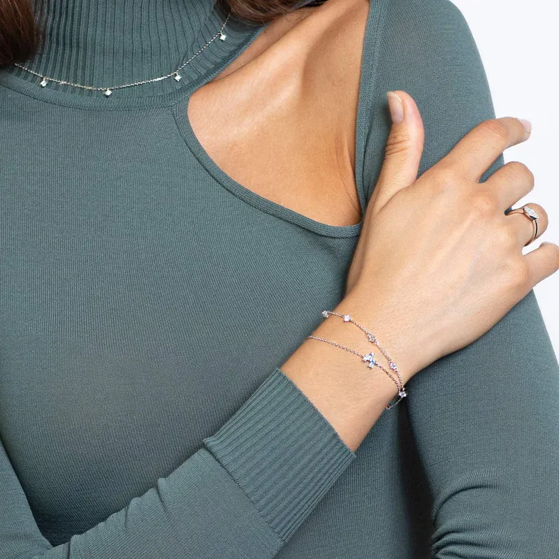 Xenox Damen Armband Armkette Sterling Silber 925 XS1946