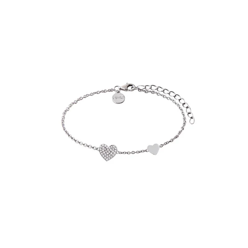 Xenox XS2783 Armband Damen Love Story Herz Zirkonia Sterling-Silber