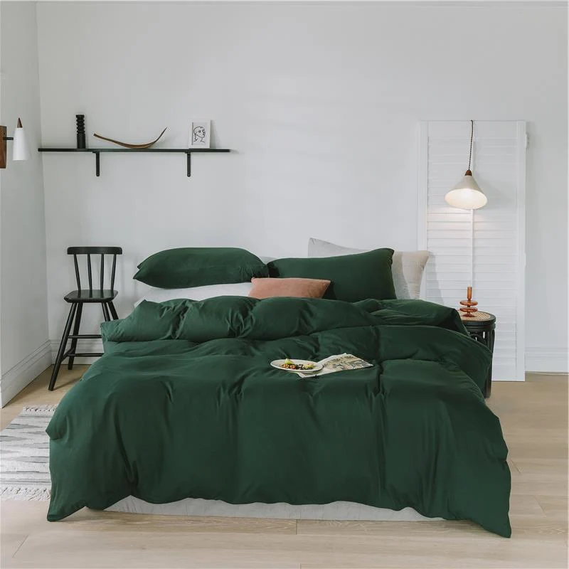 Bettwäsche-Set aus atmungsaktivem Baumwoll-Perkal mit temperaturausgleichender Verarbeitung