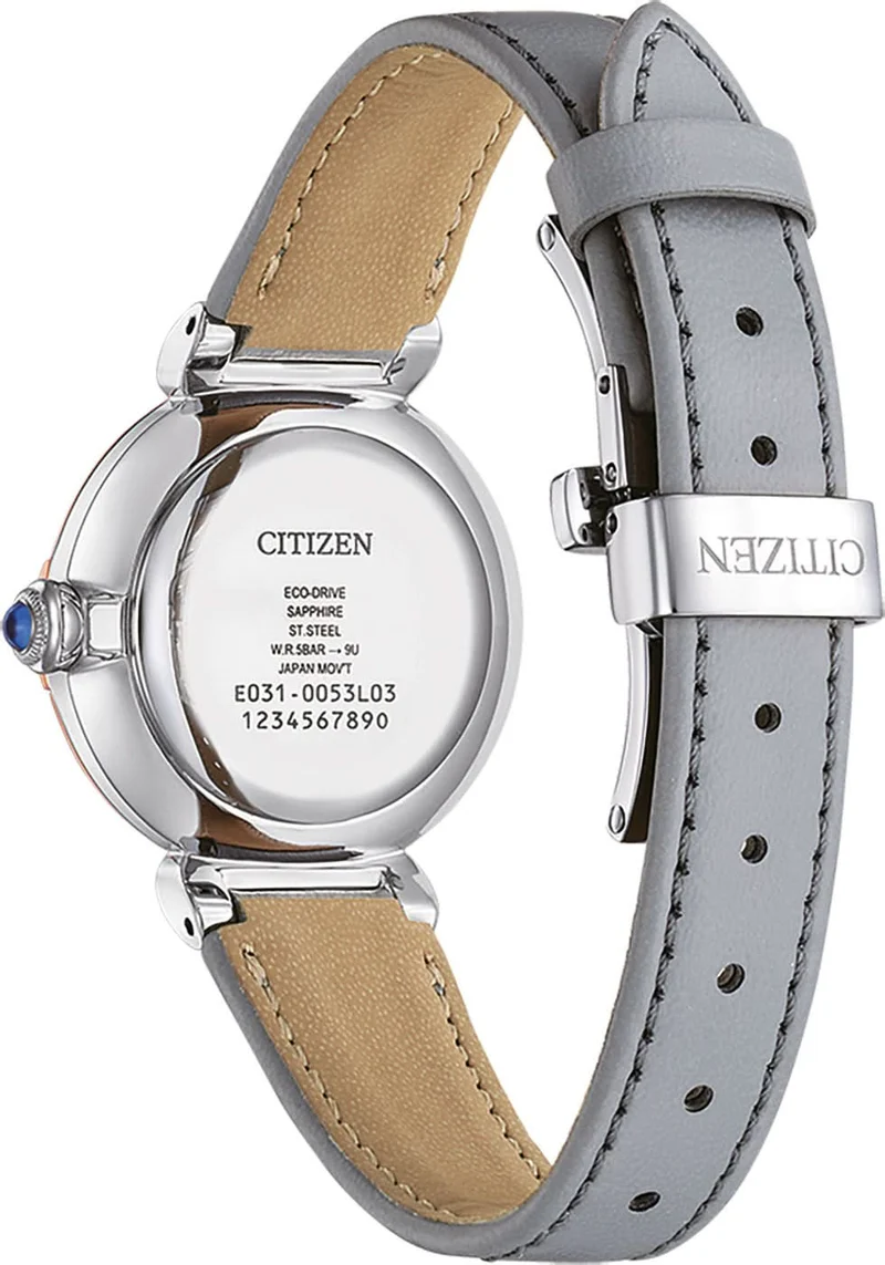 Citizen Maybell EM1074-15D Damen Uhr • Eco-Drive • Saphirglas
