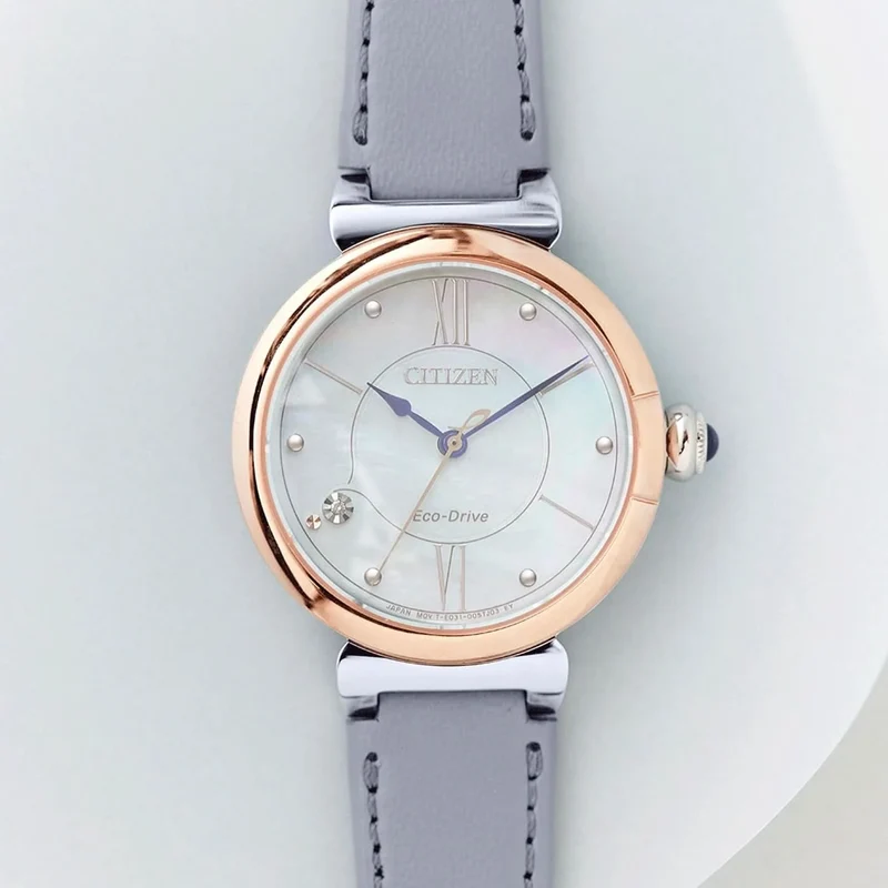 Citizen Maybell EM1074-15D Damen Uhr • Eco-Drive • Saphirglas