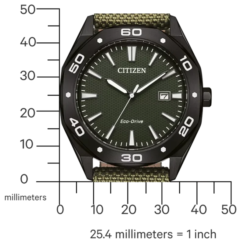 Citizen BM7635-01X Herren Uhr • Eco-Drive Solar • Mineralglas
