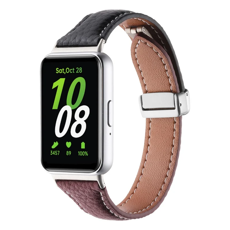 Super Stylisch Samsung Galaxy Fit 3 Echtes Leder Armband