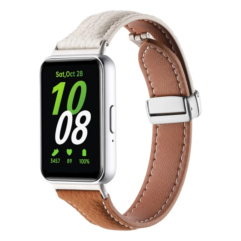 Super Stylisch Samsung Galaxy Fit 3 Echtes Leder Armband