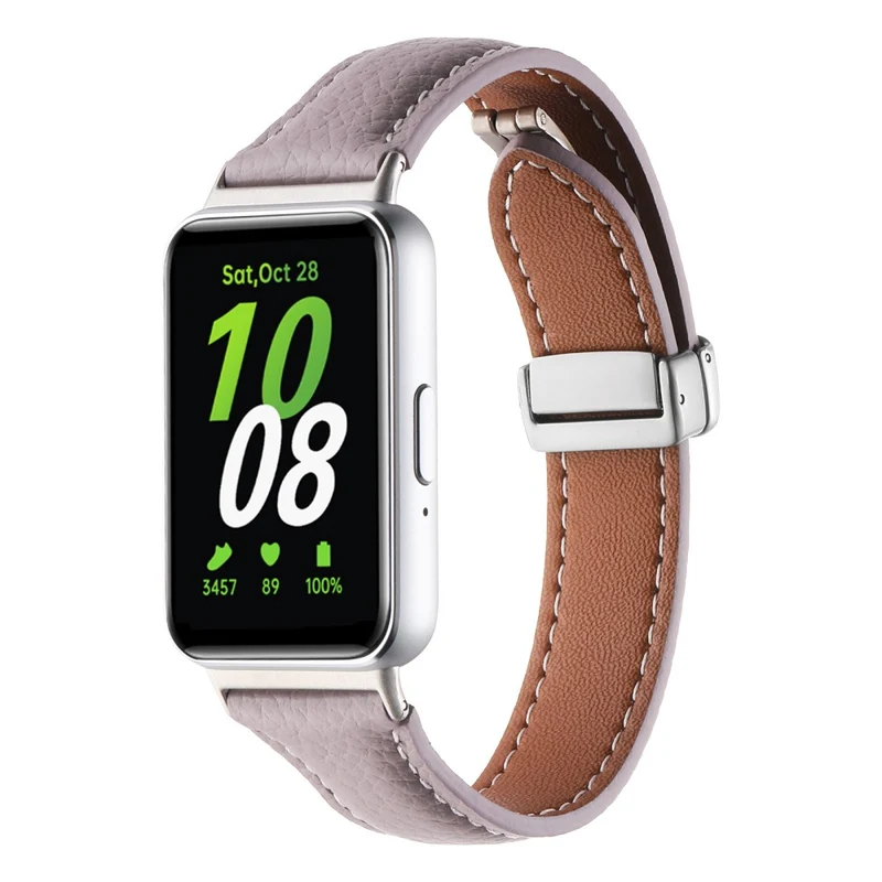 Super Stylisch Samsung Galaxy Fit 3 Echtes Leder Armband