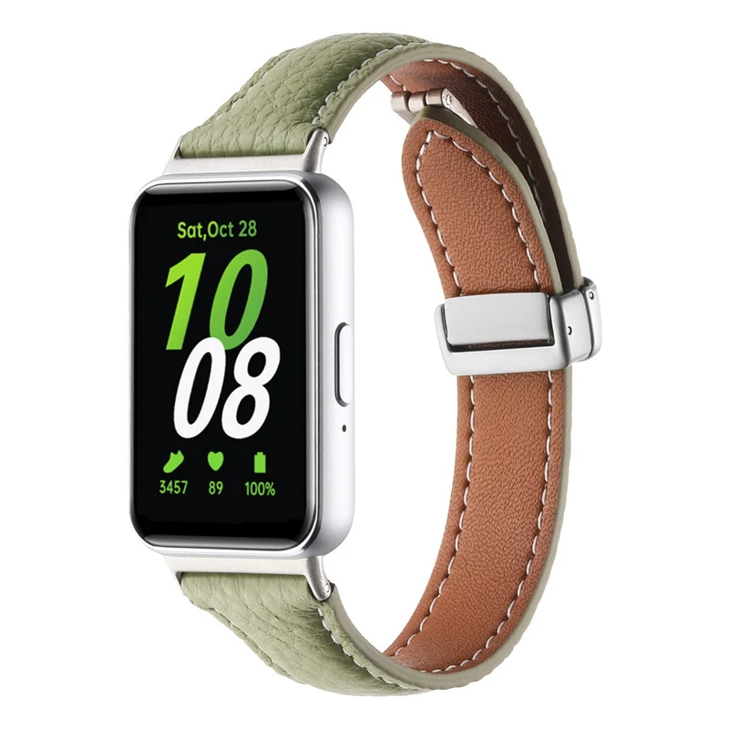 Super Stylisch Samsung Galaxy Fit 3 Echtes Leder Armband