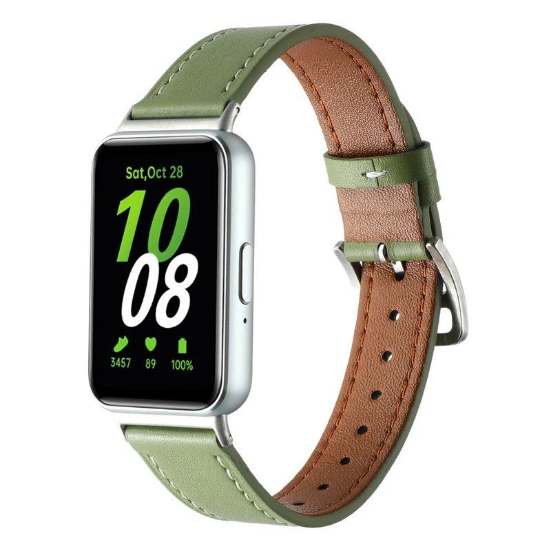 Mega Süß Samsung Galaxy Fit 3 Echtes Leder Armband