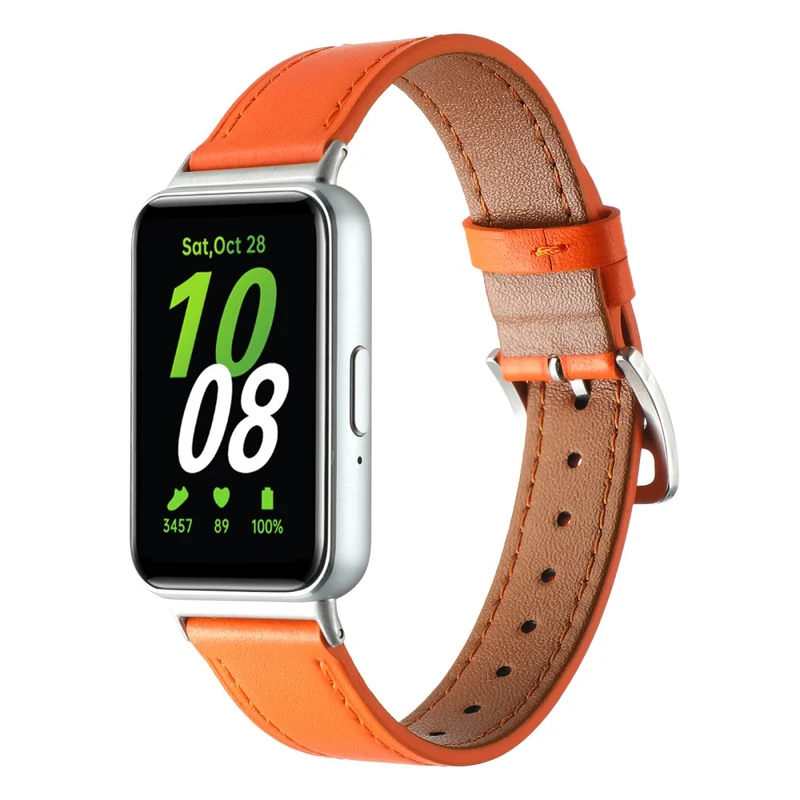Mega Süß Samsung Galaxy Fit 3 Echtes Leder Armband