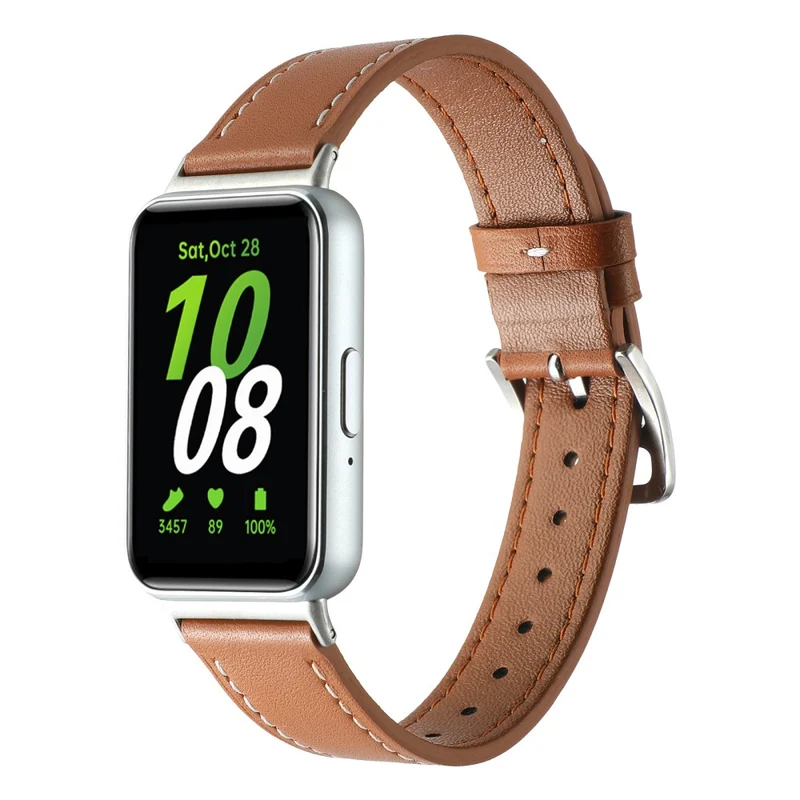 Mega Süß Samsung Galaxy Fit 3 Echtes Leder Armband