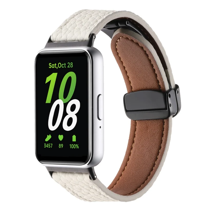 Unglaublich Widerstandsfähig Samsung Galaxy Fit 3 Echtes Leder Armband