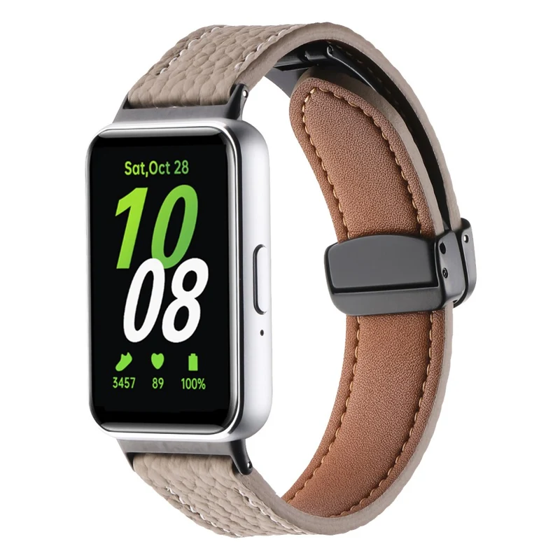 Unglaublich Widerstandsfähig Samsung Galaxy Fit 3 Echtes Leder Armband