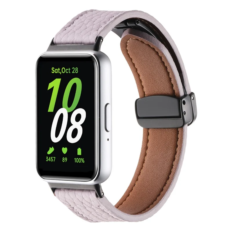 Unglaublich Widerstandsfähig Samsung Galaxy Fit 3 Echtes Leder Armband