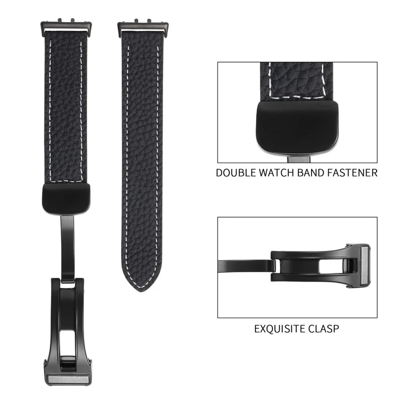 Unglaublich Widerstandsfähig Samsung Galaxy Fit 3 Echtes Leder Armband