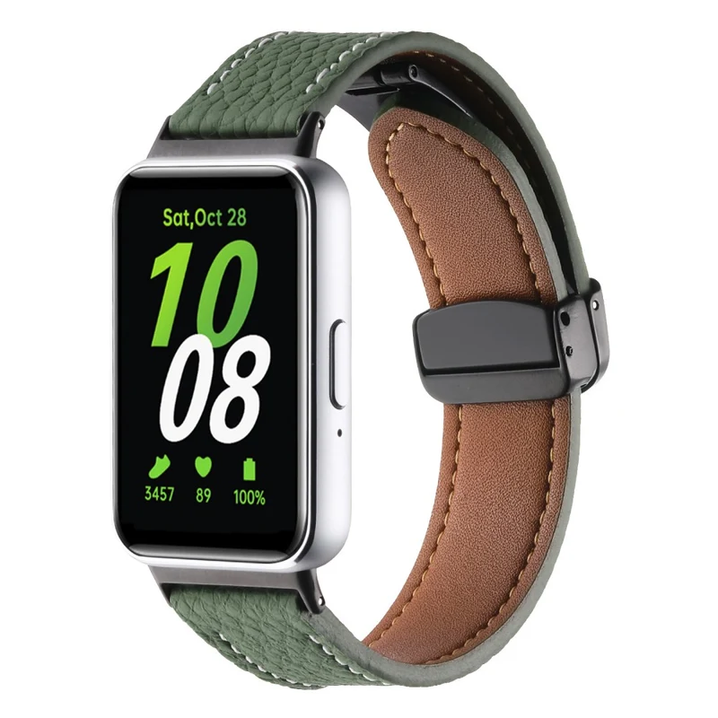 Unglaublich Widerstandsfähig Samsung Galaxy Fit 3 Echtes Leder Armband