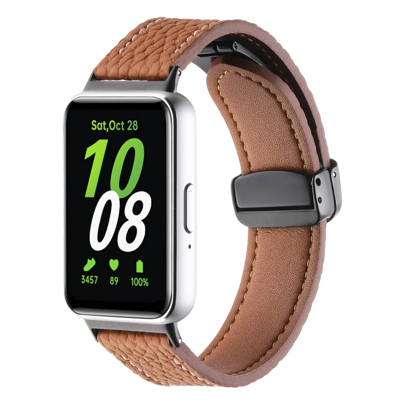 Unglaublich Widerstandsfähig Samsung Galaxy Fit 3 Echtes Leder Armband