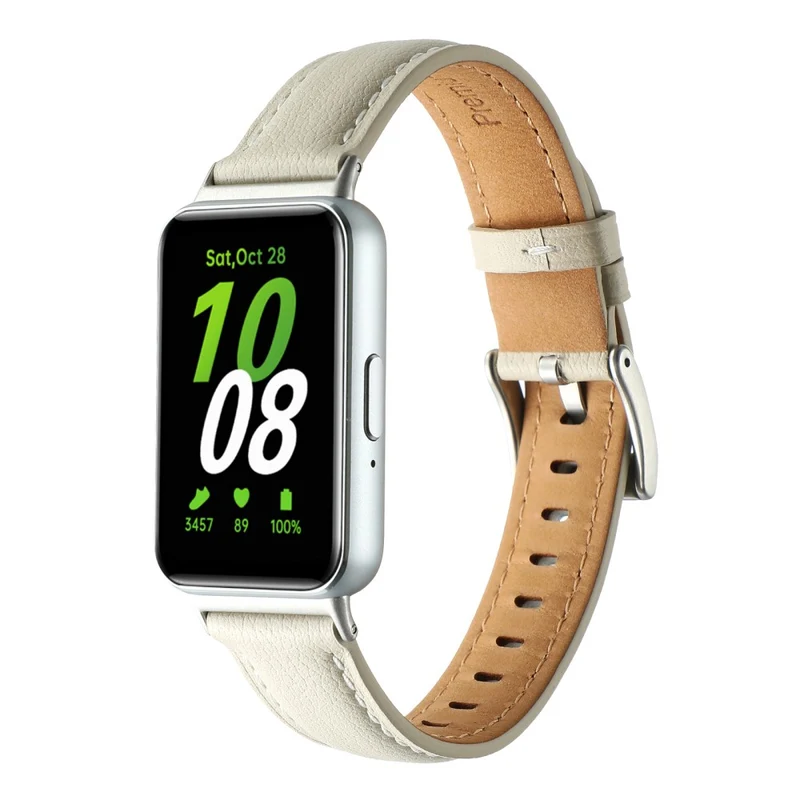 Unglaublich Widerstandsfähig Samsung Galaxy Fit 3 Echtes Leder Armband