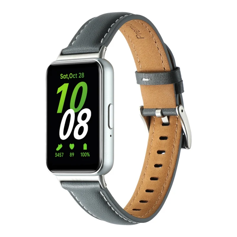 Unglaublich Widerstandsfähig Samsung Galaxy Fit 3 Echtes Leder Armband