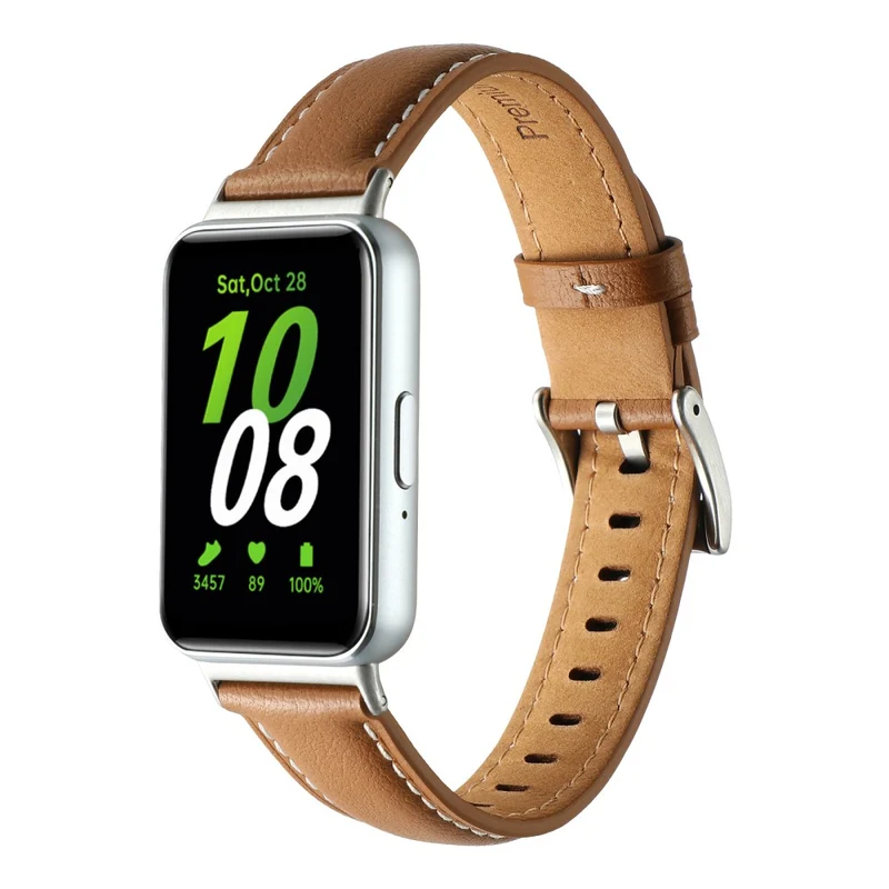 Unglaublich Widerstandsfähig Samsung Galaxy Fit 3 Echtes Leder Armband