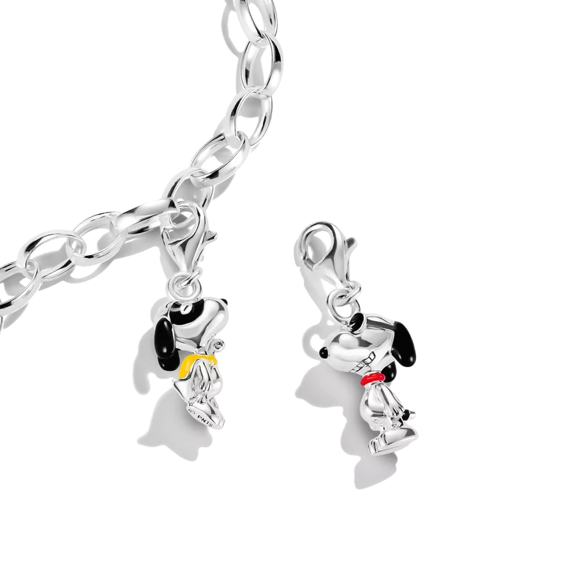 Thomas Sabo 2242-664-7 Charm • Snoopy Anhänger • 925 Sterling Silber