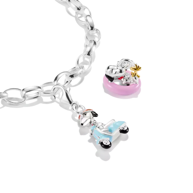 Thomas Sabo 2243-664-7 Charm • Snoopy Anhänger • 925 Sterling Silber