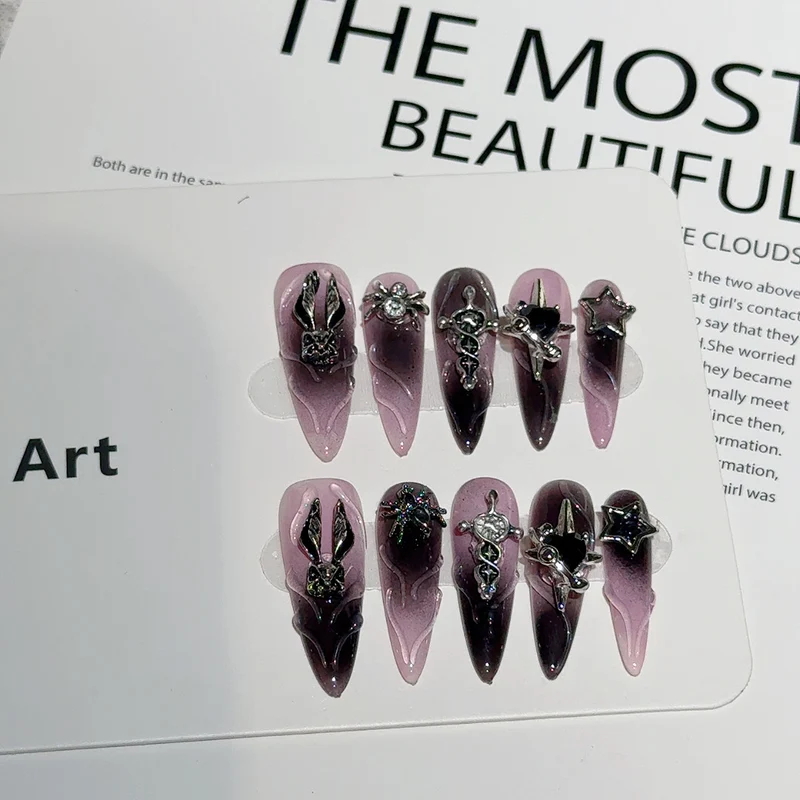 Künstlerisches 3D Dekoratives Nagelkunst Set