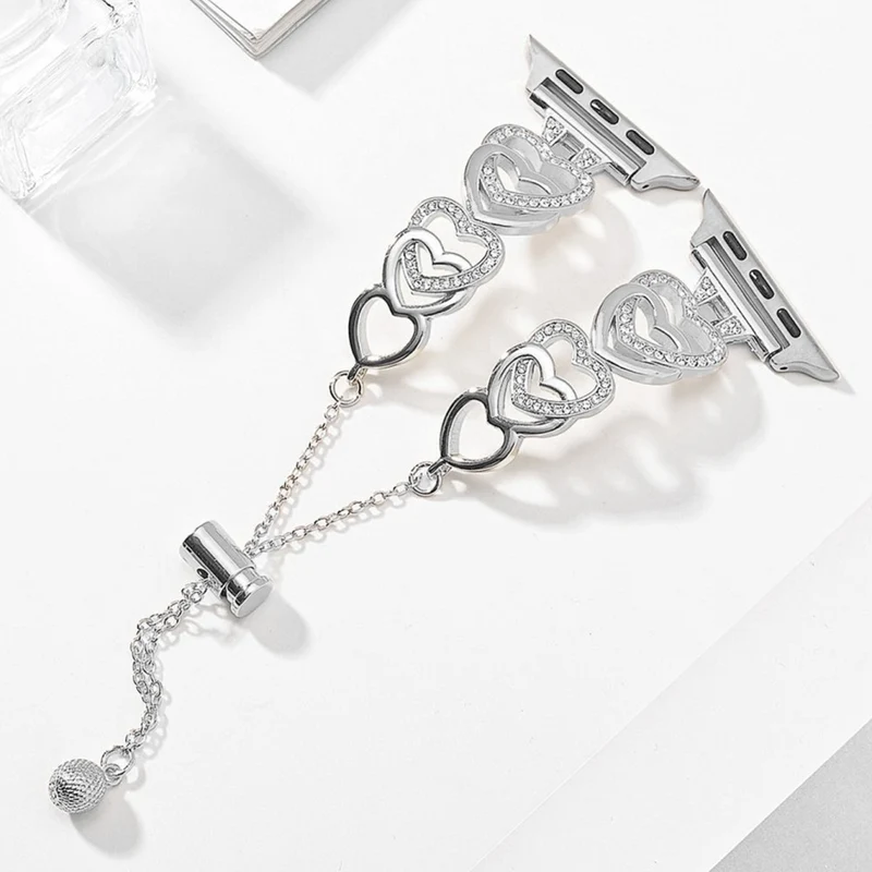 Apple Smartwatch Metall Und Strass Universell Armband