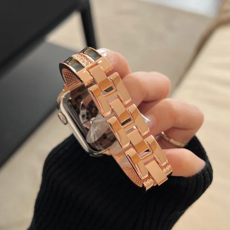 Apple Smartwatch Metall Und Strass Universell Armband