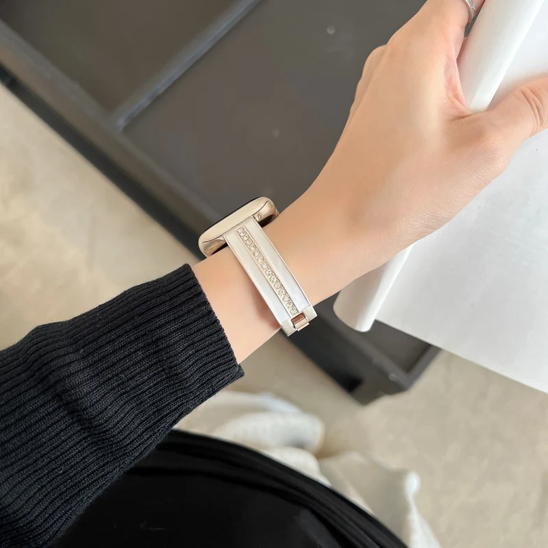 Apple Smartwatch Metall Und Strass Universell Armband