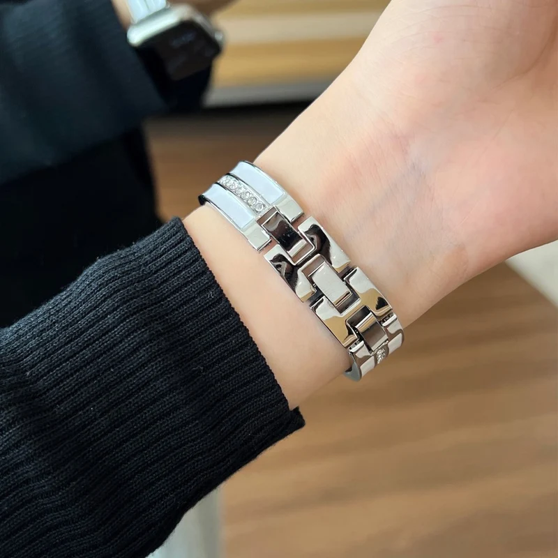 Apple Smartwatch Metall Und Strass Universell Armband