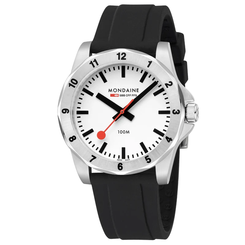 Mondaine Numeri MSN.4211B.RB Herrenuhr • BackLight Technik • 10 ATM