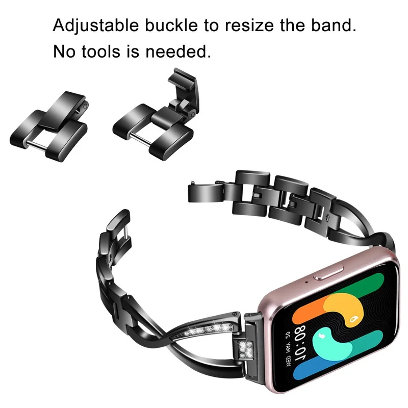Samsung Galaxy Fit 3 Metall Und Strass Armband