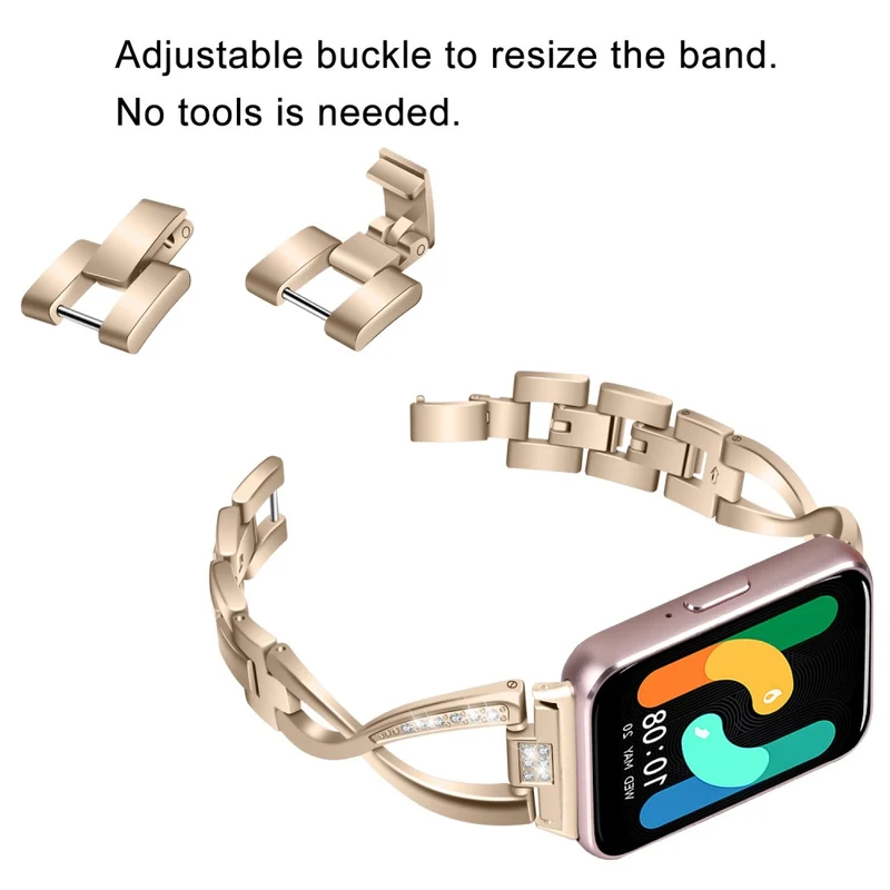 Samsung Galaxy Fit 3 Metall Und Strass Armband