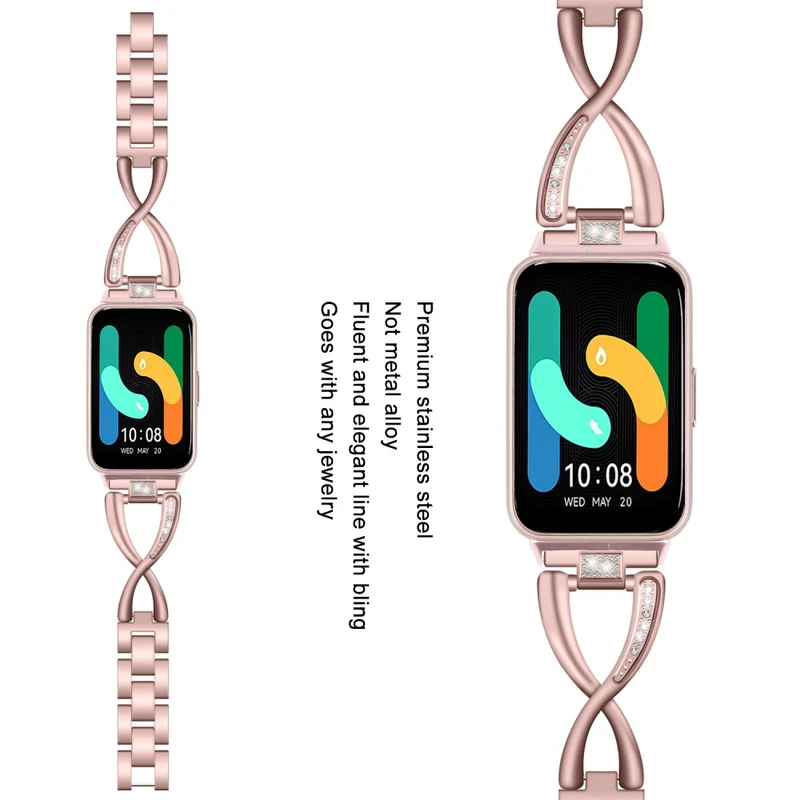 Samsung Galaxy Fit 3 Metall Und Strass Armband
