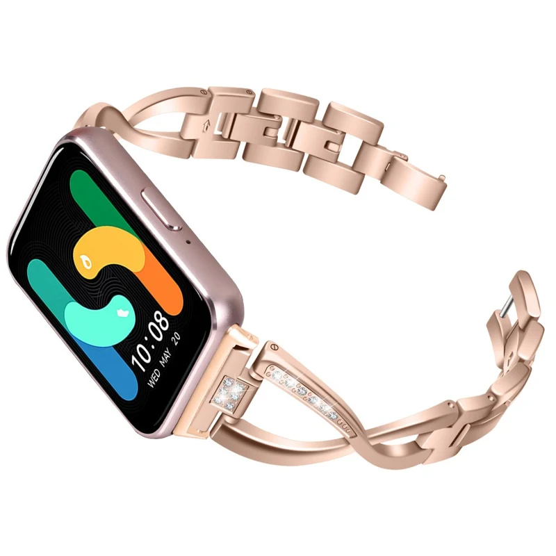 Samsung Galaxy Fit 3 Metall Und Strass Armband
